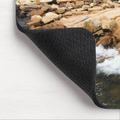 Ziegeninsel Leuchtturm, Maine Mousepad (Ecke)