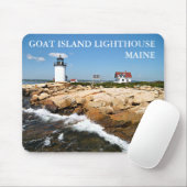 Ziegeninsel Leuchtturm, Maine Mousepad (Mit Mouse)