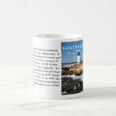 Ziegeninsel Leuchtturm, Maine Tasse (Mittel)