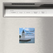 Ziegeninsel Leuchtturm, Rhode Island Magnet (In Situ (Geschirrspüler))