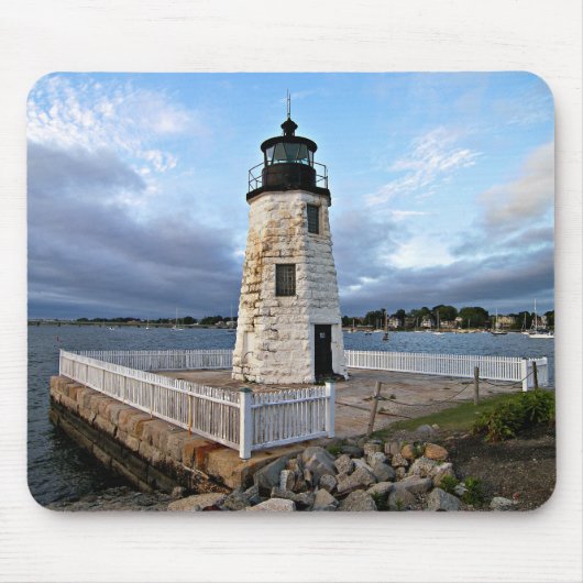 Ziegeninsel Leuchtturm, Rhode Island Mousepad (Vorne)