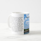 Ziegeninsel Leuchtturm, Rhode Island Tasse (Vorderseite Links)