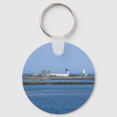 Ziegeninsel Leuchtturm Schlüsselanhänger (Vorderseite)