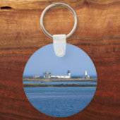 Ziegeninsel Leuchtturm Schlüsselanhänger (Vorderseite)