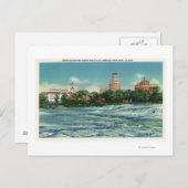 Ziegeninselansicht Amerikanische Rapids Postkarte (Vorne/Hinten)