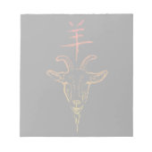 Ziegenjahr Notizblock (Vorderseite)