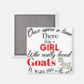 Ziegenjunge Magnet (Vorderseite/Rückseite)