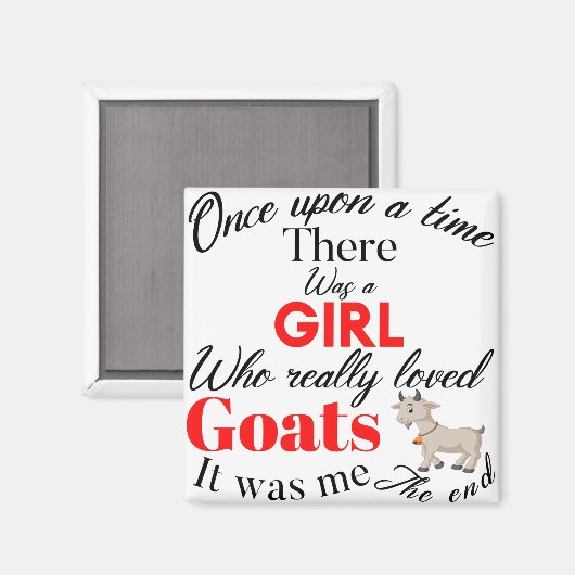 Ziegenjunge Magnet (Vorderseite/Rückseite)