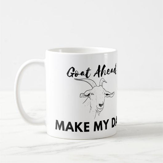 Ziegenjunge Spaß: Gehen Sie vorn, machen Sie meine Kaffeetasse (Links)