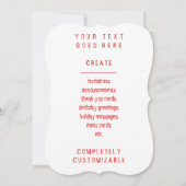 Ziegenkatze Einladung (Rückseite)