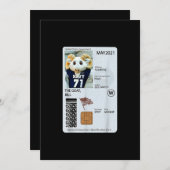 Ziegenkennzeichnung Geschenk Save The Date (Vorne/Hinten)