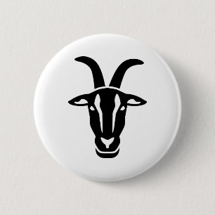 Ziegenkopf Button