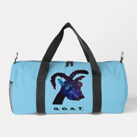 Ziegenkopfbeutel Duffle Bag (Rückseite)