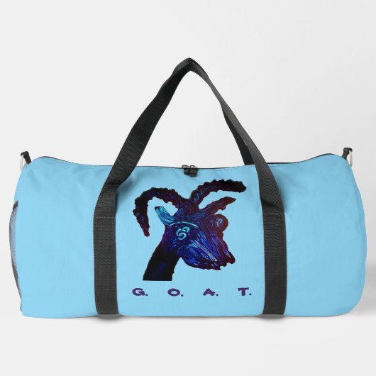 Ziegenkopfbeutel Duffle Bag (Rückseite)