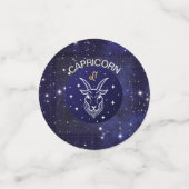 Ziegenkorn-Zodiac-Entwurfstabelle Konfetti (Klein Vorderseite)