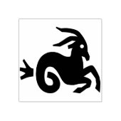 Ziegenkunst-Briefmarke Gummistempel (Prägung)