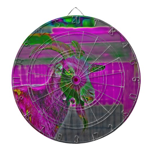 Ziegenkunst Dartscheibe (vorne)