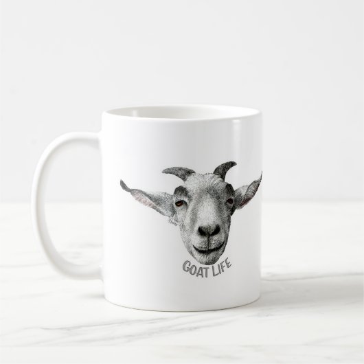 Ziegenleben Kaffeetasse (Links)