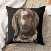 ZIEGENLIEBE | Ich friere einfach LIEBE Babyziegen Kissen (Decke)