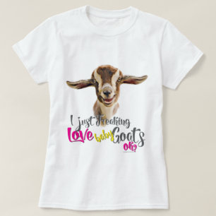 ZIEGENLIEBE   Ich friere einfach LIEBE Babyziegen  T-Shirt