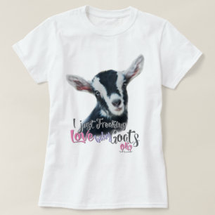 ZIEGENLIEBE   Ich friere einfach LIEBE Babyziegen  T-Shirt