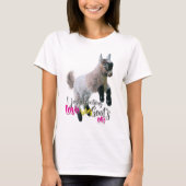 ZIEGENLIEBE | Ich friere einfach LIEBE Babyziegen T-Shirt (Vorderseite)