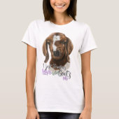 ZIEGENLIEBE | Ich friere einfach LIEBE Babyziegen T-Shirt (Vorderseite)