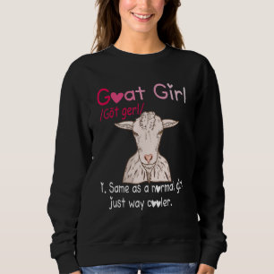 Ziegenliebhaber Definition Normales Mädchen nur co Sweatshirt