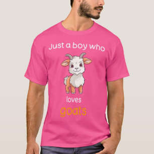 Ziegenlover für Boys Animal Lover I Liebe Ziegen T-Shirt