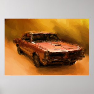 Ziegenmalerei Poster