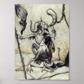 Ziegenmann. 5 x 7 Rackham Druck auf Leinwand Poster (Vorne)