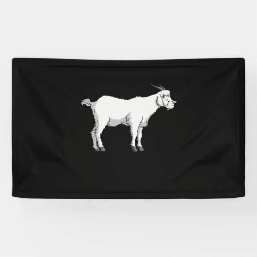 Ziegenmaske Banner (Horizontal)