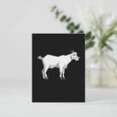 Ziegenmaske Einladung (Stehend Vorderseite)