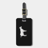 Ziegenmaske Gepäckanhänger (Vorderseite vertikal)