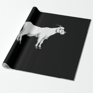 Ziegenmaske Geschenkpapier