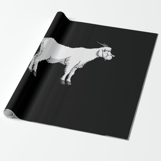 Ziegenmaske Geschenkpapier (Ungerollt)