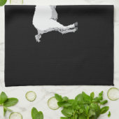 Ziegenmaske Geschirrtuch (Gefaltet)