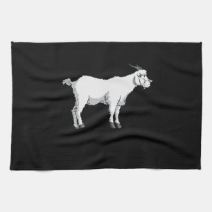 Ziegenmaske Geschirrtuch