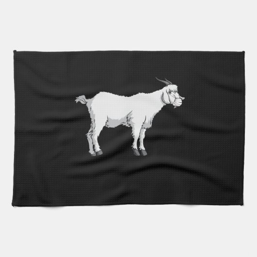 Ziegenmaske Geschirrtuch (Horizontal)