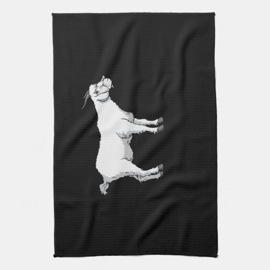 Ziegenmaske Geschirrtuch (Vertikal)