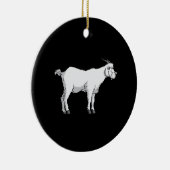 Ziegenmaske Keramik Ornament (Rechts)