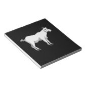 Ziegenmaske Notizblock (angewinkelt)