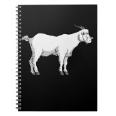 Ziegenmaske Notizblock (Vorderseite)