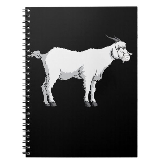 Ziegenmaske Notizblock (Vorderseite)