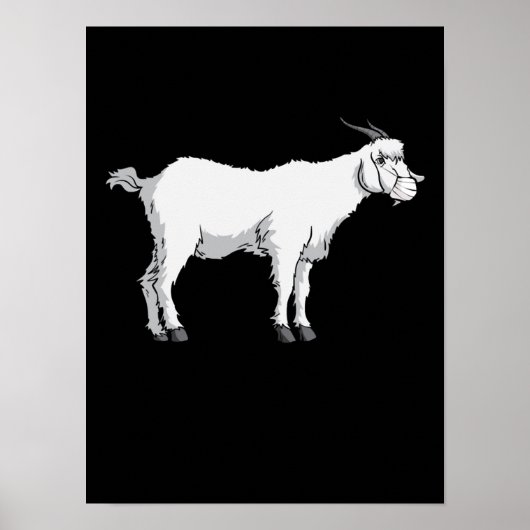 Ziegenmaske Poster (Vorne)