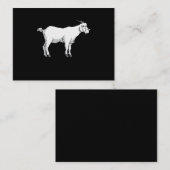 Ziegenmaske Visitenkarte (Vorne/Hinten)