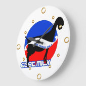 Ziegenmilch-Uhr Große Wanduhr (Winkel)