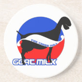 Ziegenmilch-Untersetzer Sandstein Untersetzer (Vorne)