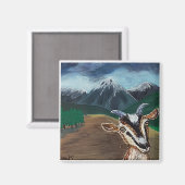 ZIEGENMOUNTAN MAGNET (Vorderseite/Rückseite)