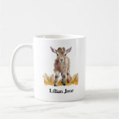 Ziegenname nach Wunsch Kaffeetasse (Links)